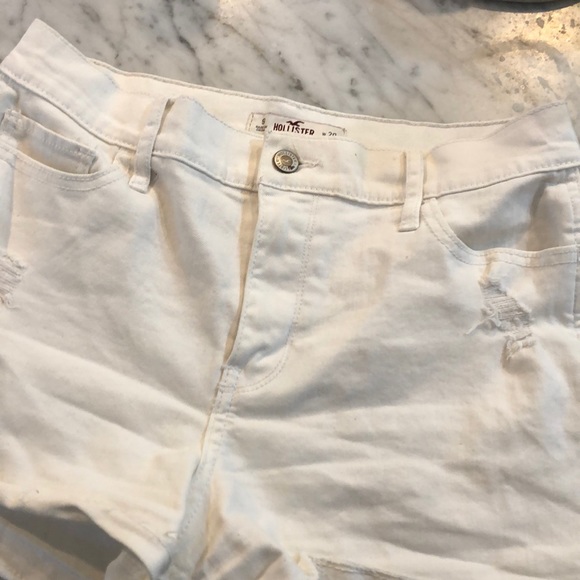Hollister Pants - Hollister White Jean Shorts